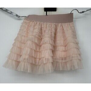 Designer  womens Pink Ruffle‎ Layered Tutu Skirt  Size 0  tutu Layered